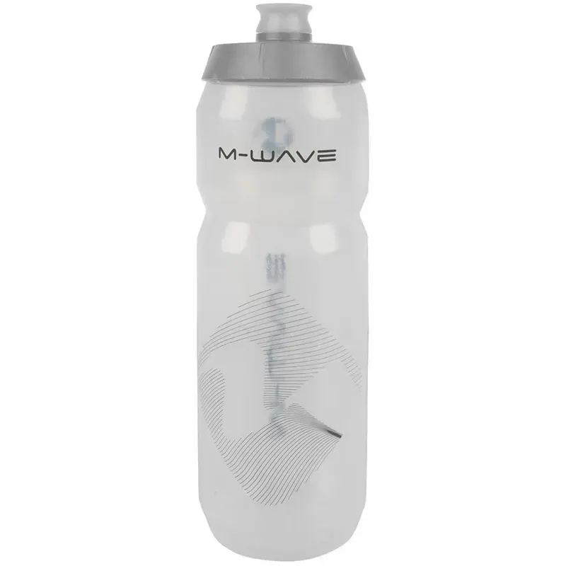 M-Wave Pbo-750 Water Bottle In Black On Clear-1