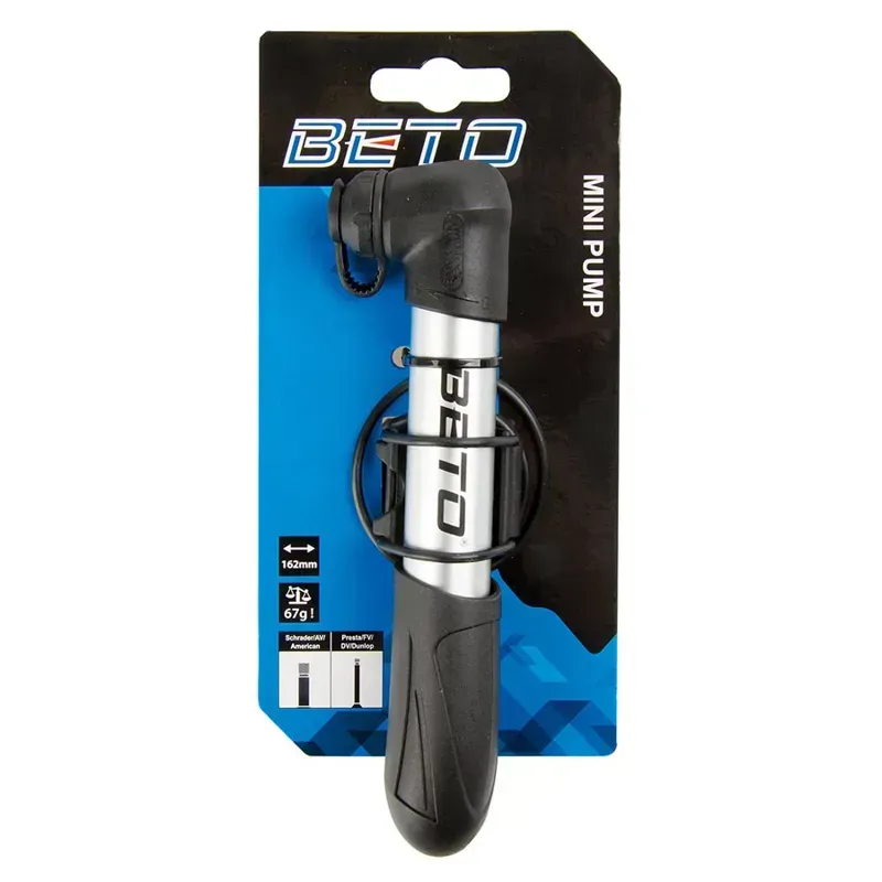 Beto TL 67 Reversible Mini Pump in Silver-2