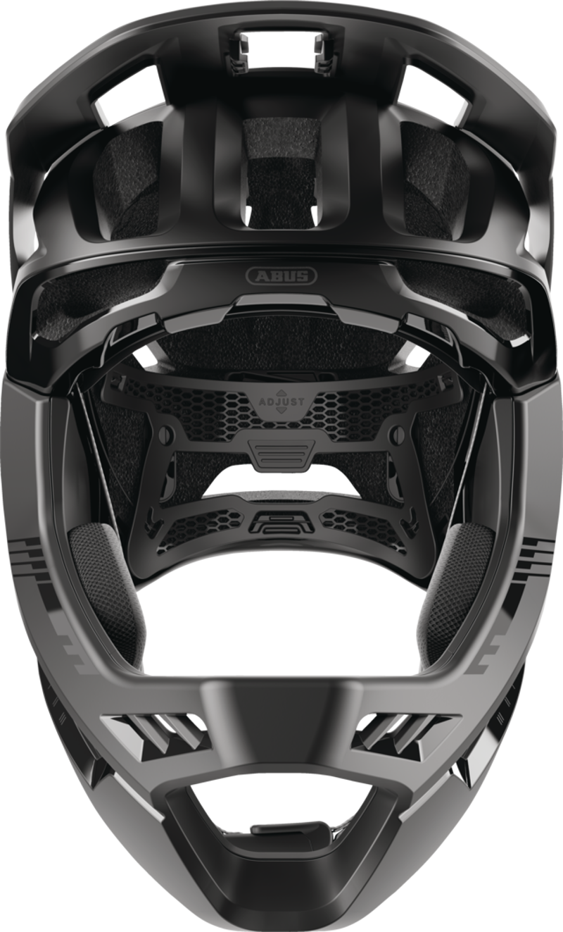 ABUS Targon Full-Face MTB Helmet in Velvet Black-3