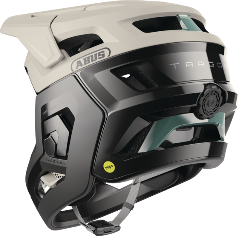 ABUS Targon MIPS Full-Face MTB Helmet in Sand Beige-2