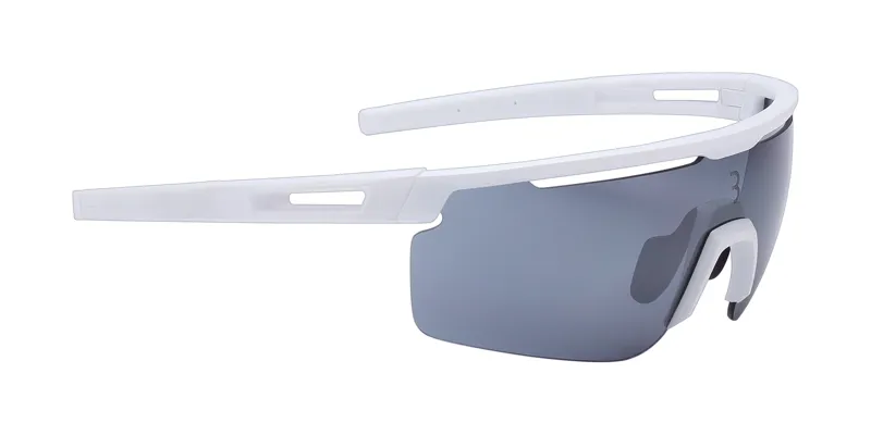 BBB Avenger Smoke Lense Sport Glasses in White