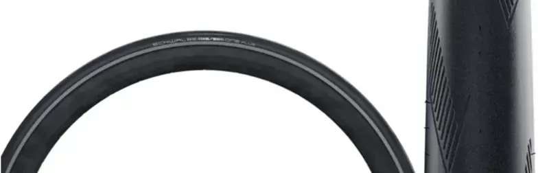 Schwalbe One Plus Performance Road Race Tyre In (folding) BLACK 700 x