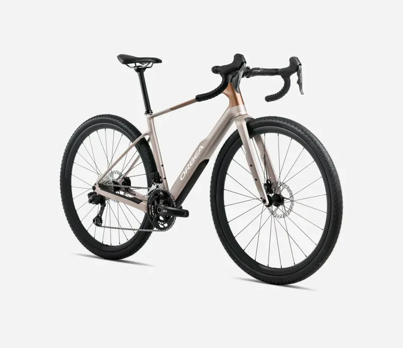 Orbea Terra M30Team 1X Gravel Bike in Nickel/Cinnamon Matt-1