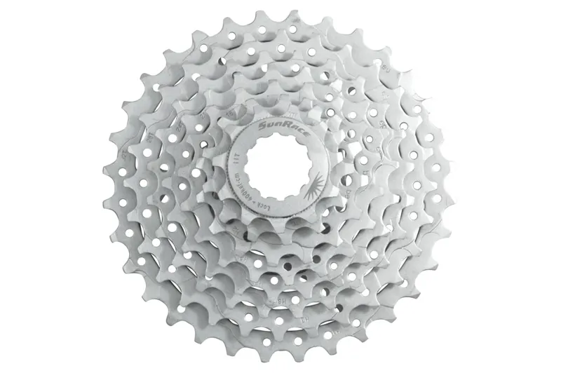 Sunrace Satin Finish 8 Speed Cassette Silver 8spd 1