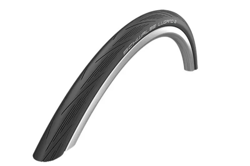 Schwalbe Lugano II 700x25c K-Guard Tire in Black