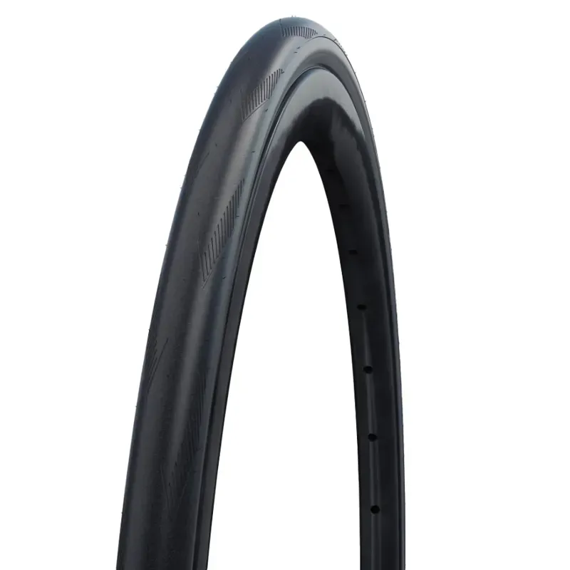 Schwalbe One 365 Performance TLR RaceGuard Tyre In Black/Reflex (fold) BLACK 700 x